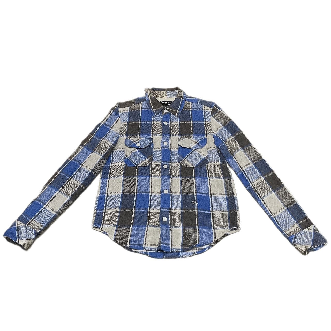 NUMBER NINE 05AW コットンフランネルダブルポケットチェックシャツ