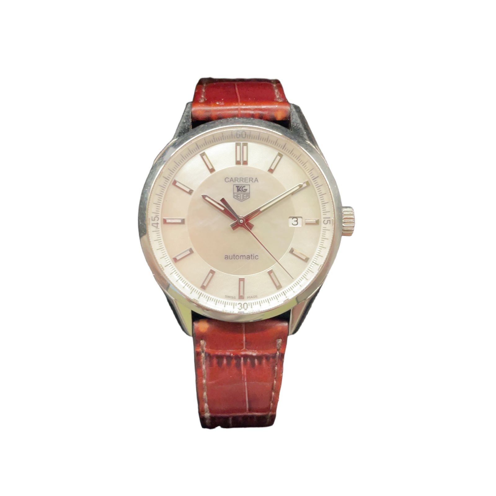 TAG Heuer Carrera WV221D シェル文字盤 自動巻き 腕時計 メンズ タグ 