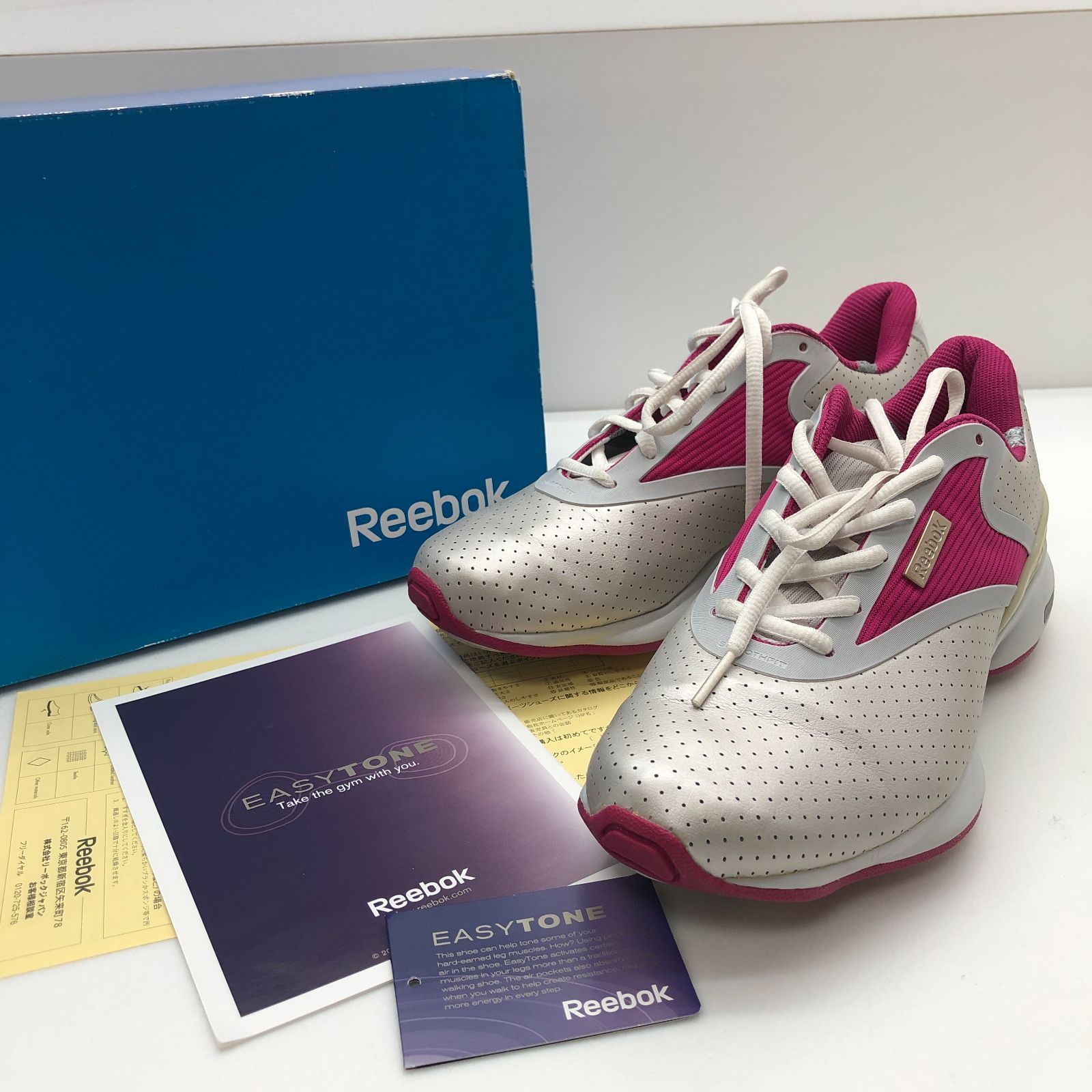 箱あり】Reebok レディース スニーカー 23.5cm EASYTONE イージー 