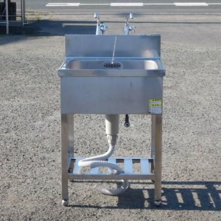 2 業務用 ステンレス 1槽 シンク W600 D600 H800(+150)mm 厨房 槽内寸W525D470深240mm W60D60H80cm