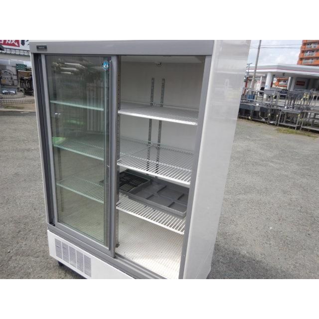 (営業所止)2014年製 ホシザキ RSC-120C-1 リーチイン 冷蔵 ショーケース 100V W1200D650H1880mm 781L 棚3段 170kg 蒸発皿の金具欠品