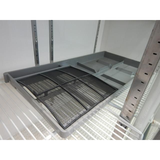 (営業所止)2014年製 ホシザキ RSC-120C-1 リーチイン 冷蔵 ショーケース 100V W1200D650H1880mm 781L 棚3段 170kg 蒸発皿の金具欠品