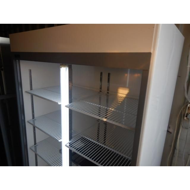 (営業所止)2014年製 ホシザキ RSC-120C-1 リーチイン 冷蔵 ショーケース 100V W1200D650H1880mm 781L 棚3段 170kg 蒸発皿の金具欠品