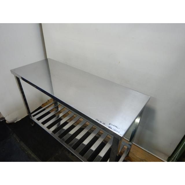 2 業務用 ステンレス 作業台 W1200 D450 H800mm 厨房 W120D45H80cm 下段すのこ アングル脚 2 業務用 ステンレス 作業台 W1200 D450 H800mm 厨房 W120D45H80cm 下段すのこ アングル脚