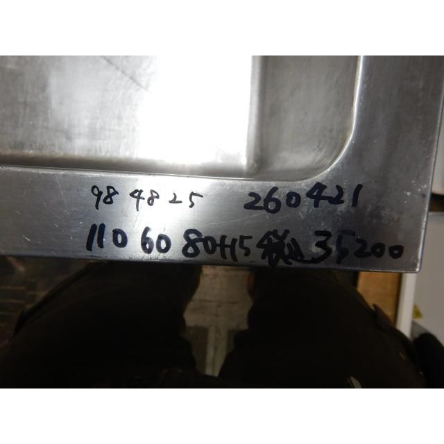 業務用 ステンレス 1槽シンク W1100 D600 H800(+150)mm 厨房 槽内寸W98D48深25cm W110 D60 H80(+15)cm