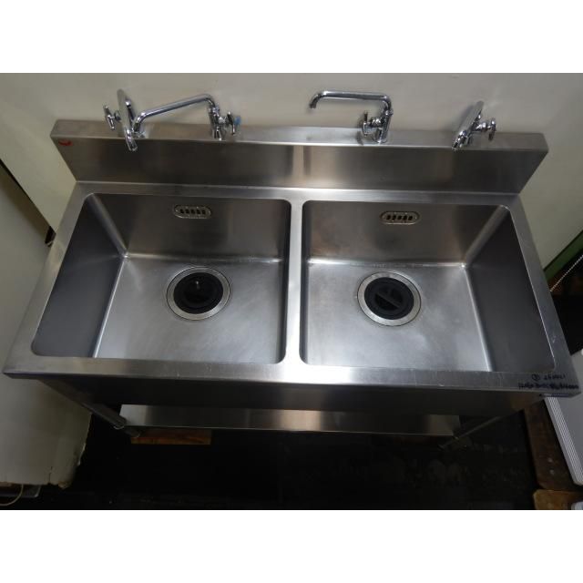 3 マルゼン 業務用 ステンレス 2槽 シンク W1200 D600 H800(+150)mm 厨房 BS2-126 槽内寸W545D458深255mm W120 D60 H80(+15)cm 3 マルゼン 業務用 ステンレス 2槽 シンク W1200 D600 H800(+150)mm 厨房 BS2-126 槽内寸W545D458深255mm W120 D60 H80(+15)cm