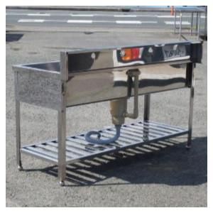 業務用 ステンレス 大型 1槽 シンク W1500 D600 H800(+150)mm 厨房 槽内寸W142D47深25cm W150 D60 H80cm 業務用 ステンレス 大型 1槽 シンク W1500 D600 H800(+150)mm 厨房 槽内寸W142D47深25cm W150 D60 H80cm