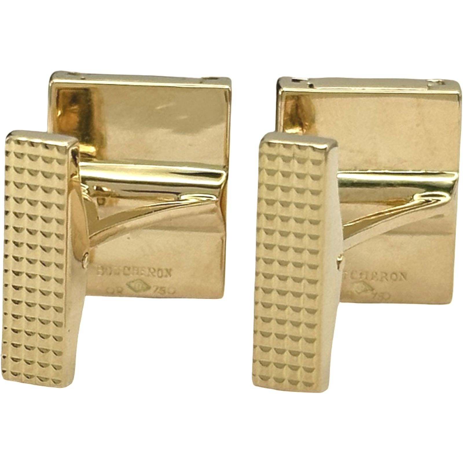 ブシュロン BOUCHERON カフス ゴールド 750 ジュエリー - メルカリ