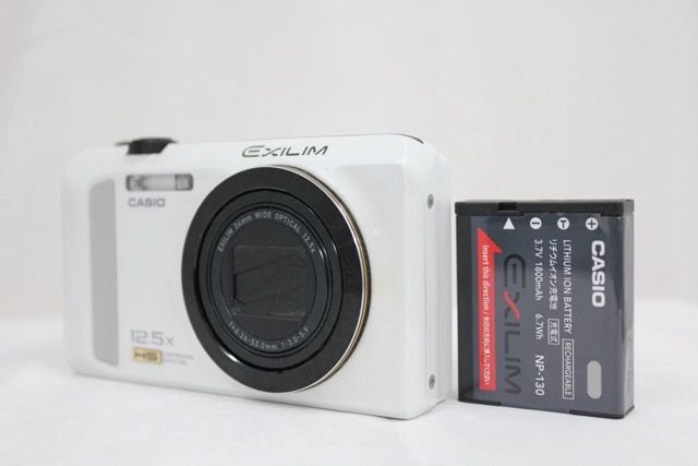 【中古】Casio カシオ EXILIM EX-ZR200 ホワイト コンパクトデジタルカメラ EXILIM ZOOM 【中古】Casio カシオ EX-ZR200 ホワイト コンパクト