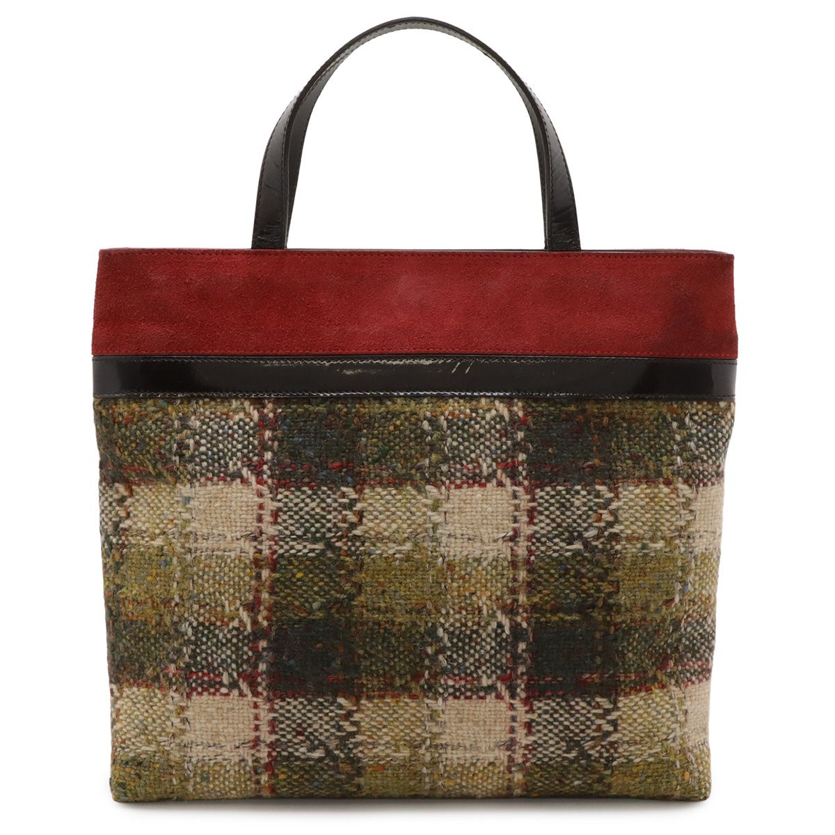 BURBERRY バーバリー チェック柄 ハンドバッグ ベージュ ブランド 