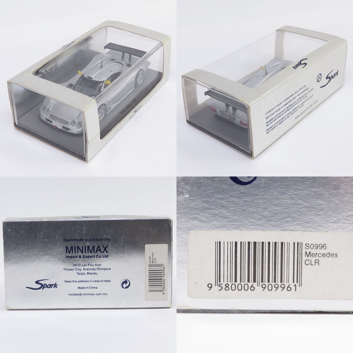 Spark Mercedes CLR ミニカー S0996 現品のみ スパーク 1/43 Mercedes CLR シルバー S0996 ミニカー ※現状品 - メルカリ