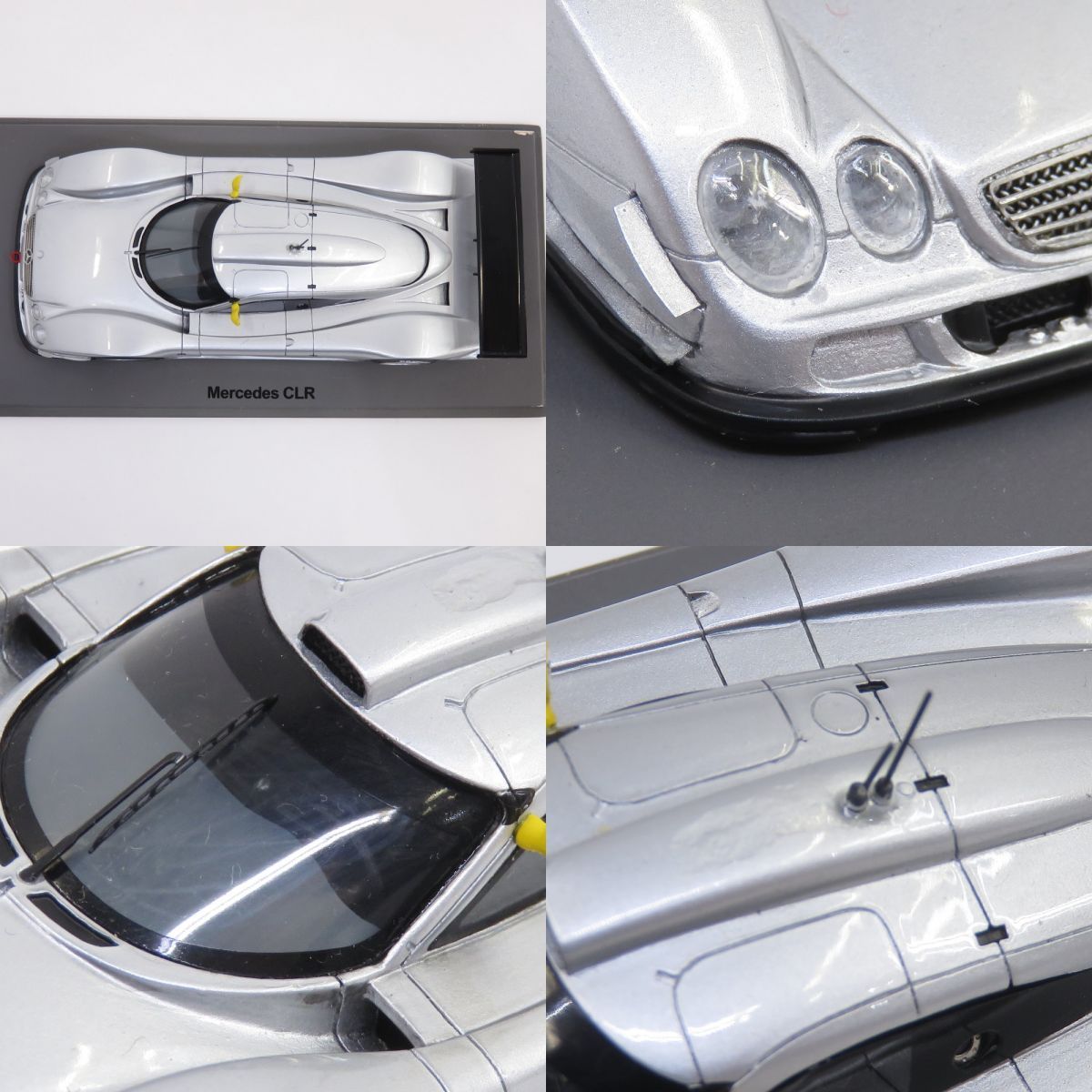 スパーク 1/43 Mercedes CLR シルバー S0996 ミニカー ※現状品 - メルカリ