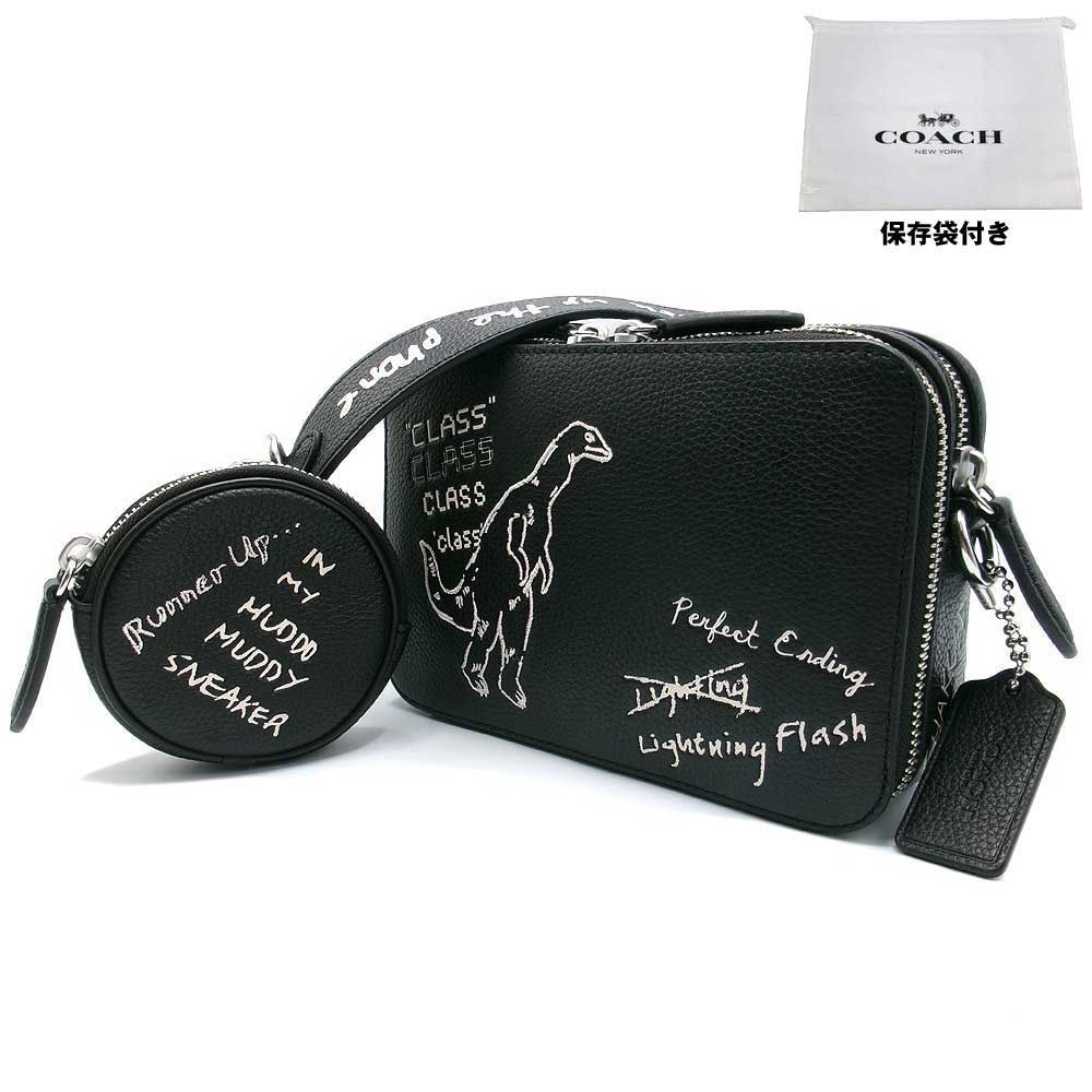 新品】保存袋付き COACH CAM68 BLC ブラックマルチ コーチ バッグ 