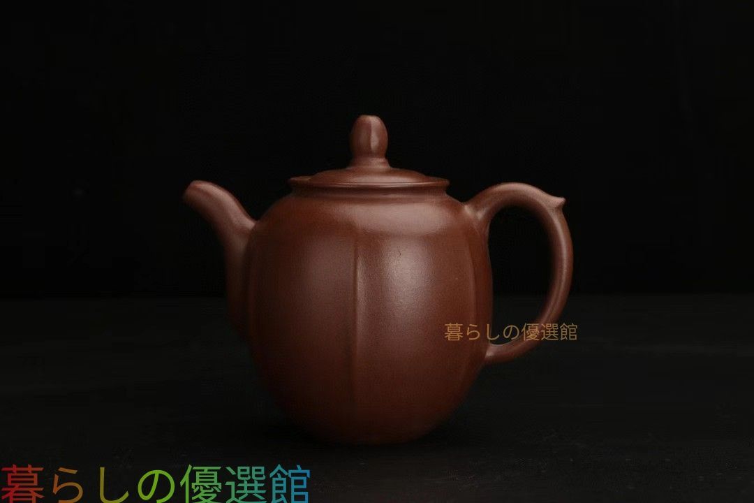 中国古美術 紫砂壺 宜興紫砂 原鉱紫泥 急須 茶道具 gd429