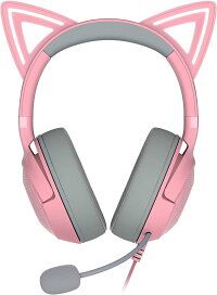 【新品】Razer レイザー Kraken Kitty V2 Quartz Pink ゲーミングヘッドセット 有線　RZ04-04730200-R3M1 PC ゲーム ネコミミ ピンク