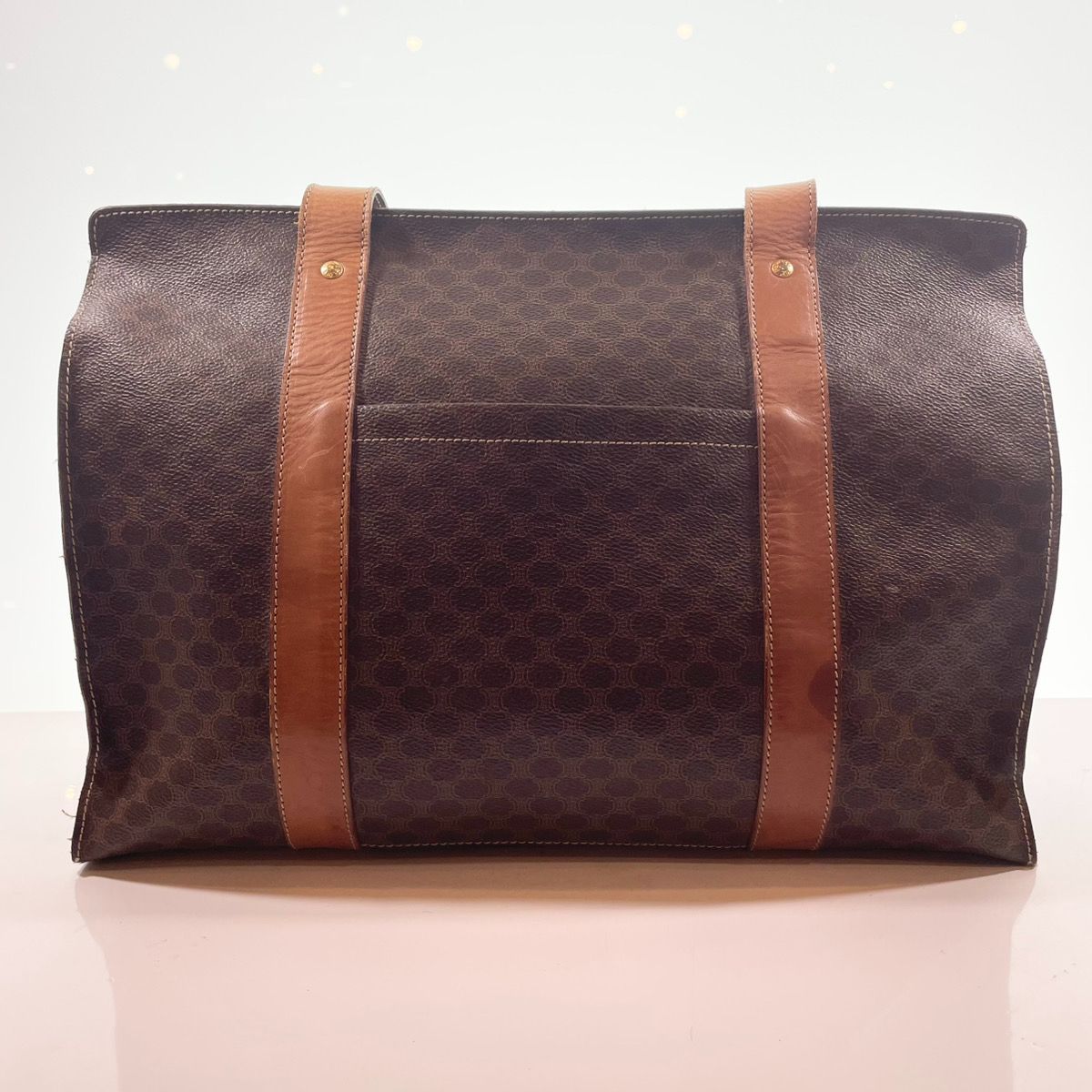 セリーヌ CELINE VINTAGE 90s マカダム柄 トートバッグ MC99/2 B-151