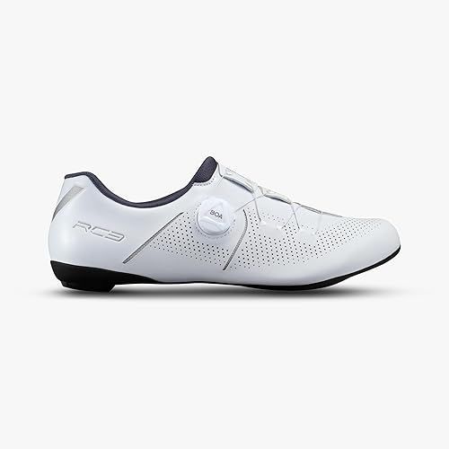 [最短即日発送] シマノ（SHIMANO） ロードバイク用シューズ SH-RC302 ワイドタイプ ホワイト 40 (25.2cm) SPD-SLクリートタイプ ESHRC302MCW01E40000送料無料