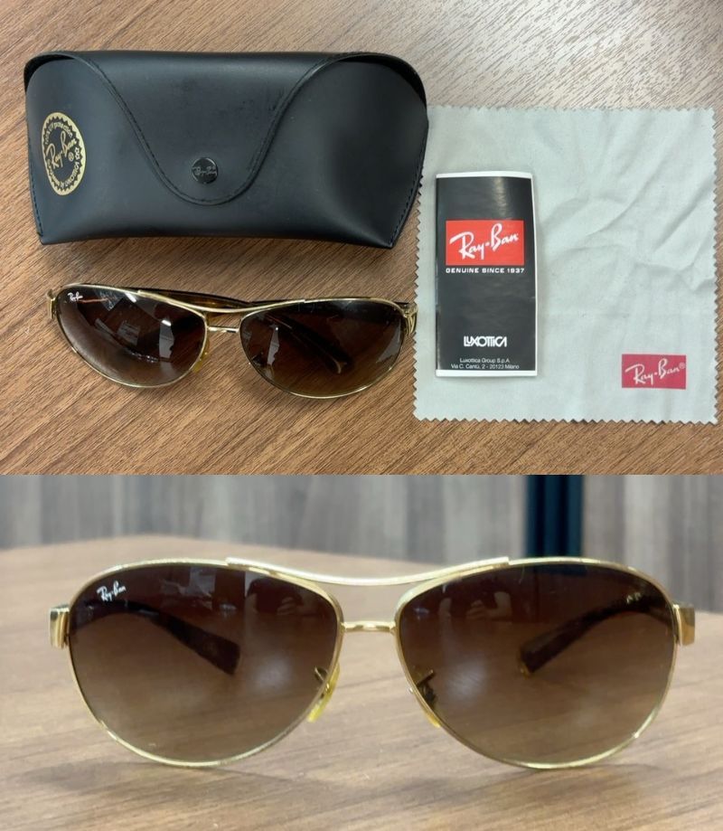【美品】Ray-Ban レイバン RB3386 001/13 サングラス 付属品完備