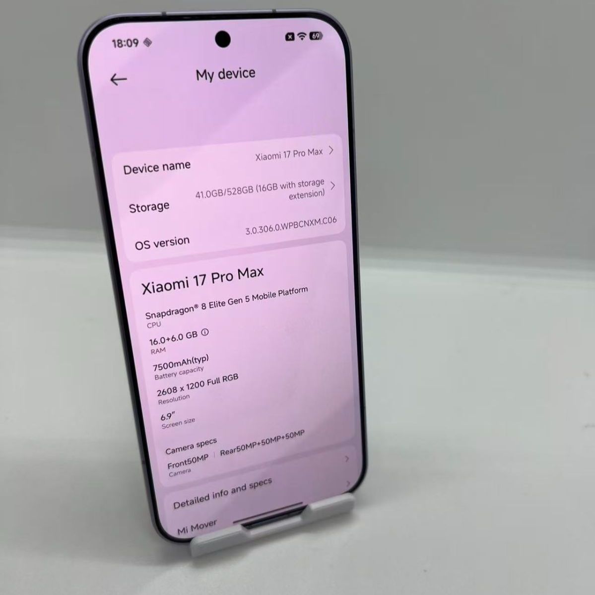 Xiaomi 17 Pro Max 16GB/512GB パープル美品 - メルカリ