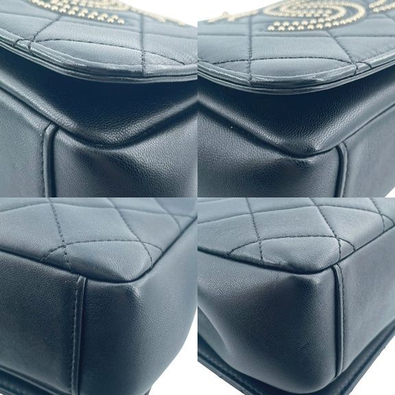 中古】 CHANEL シャネル マトラッセ スタッズ 2wayバニティバッグ 