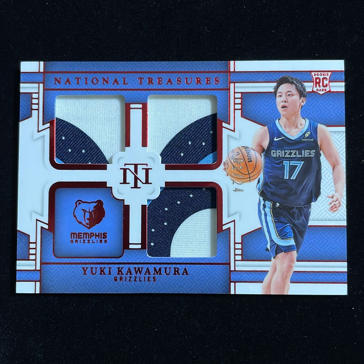 24枚限定 01/24】河村勇輝 Kawamura Yuki Panini National Treasures 