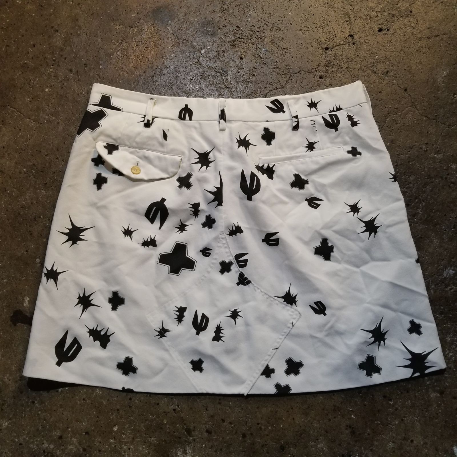 COMME des GARCONS HOMME PLUS 15ss ×鈴木ヒラク 総柄 エステル縮絨
