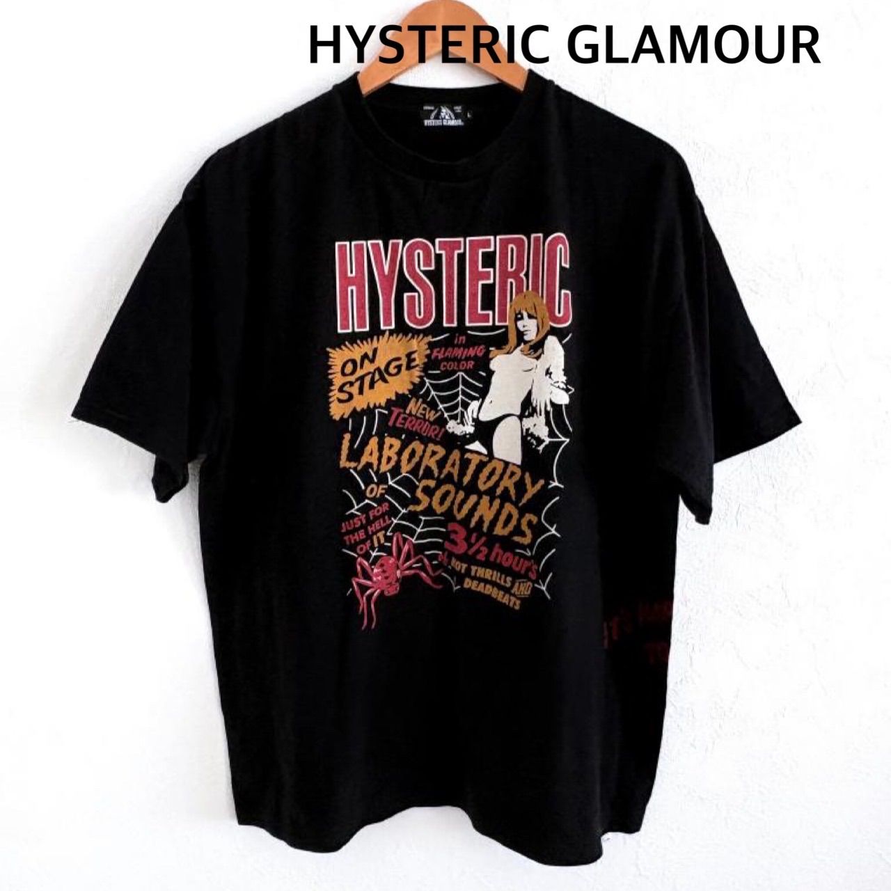 Hysteric Glamour 半袖Tシャツ ブラック　Y2K 中古・古着通販】Hysteric Glamour (ヒステリックグラマー) CLASSIC