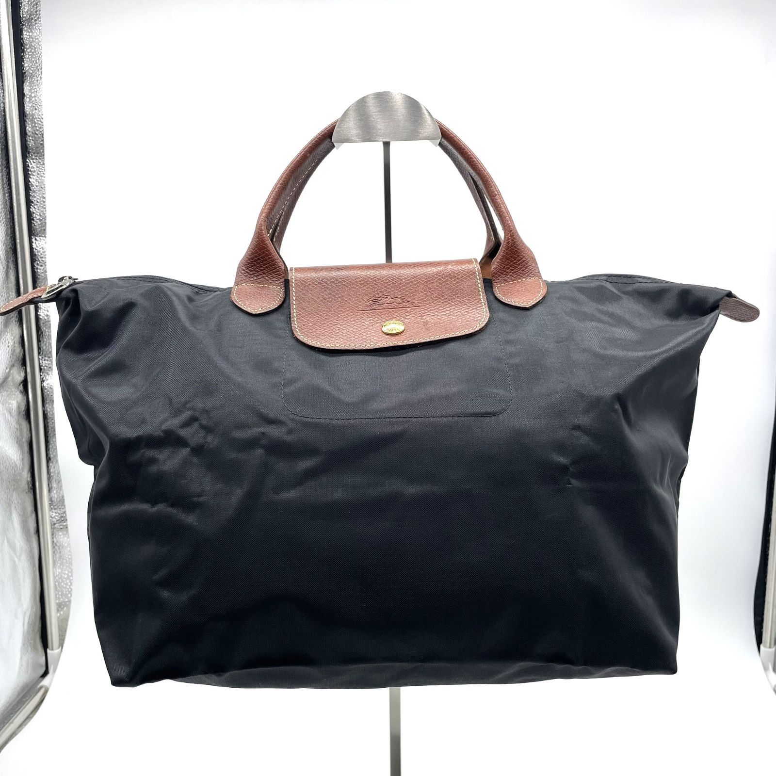 ロンシャン LONGCHAMP ルプリアージュ トートバッグ ブラック ブラウン 