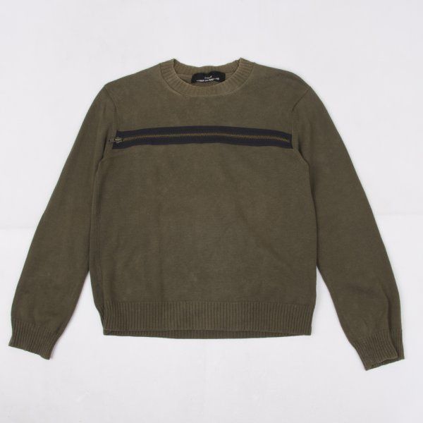 トリココムデギャルソンtricot COMME des GARCONS コットンジップ