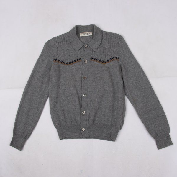 robe de chambre wool zip jacket 切替デザイン ローブドシャンブル
