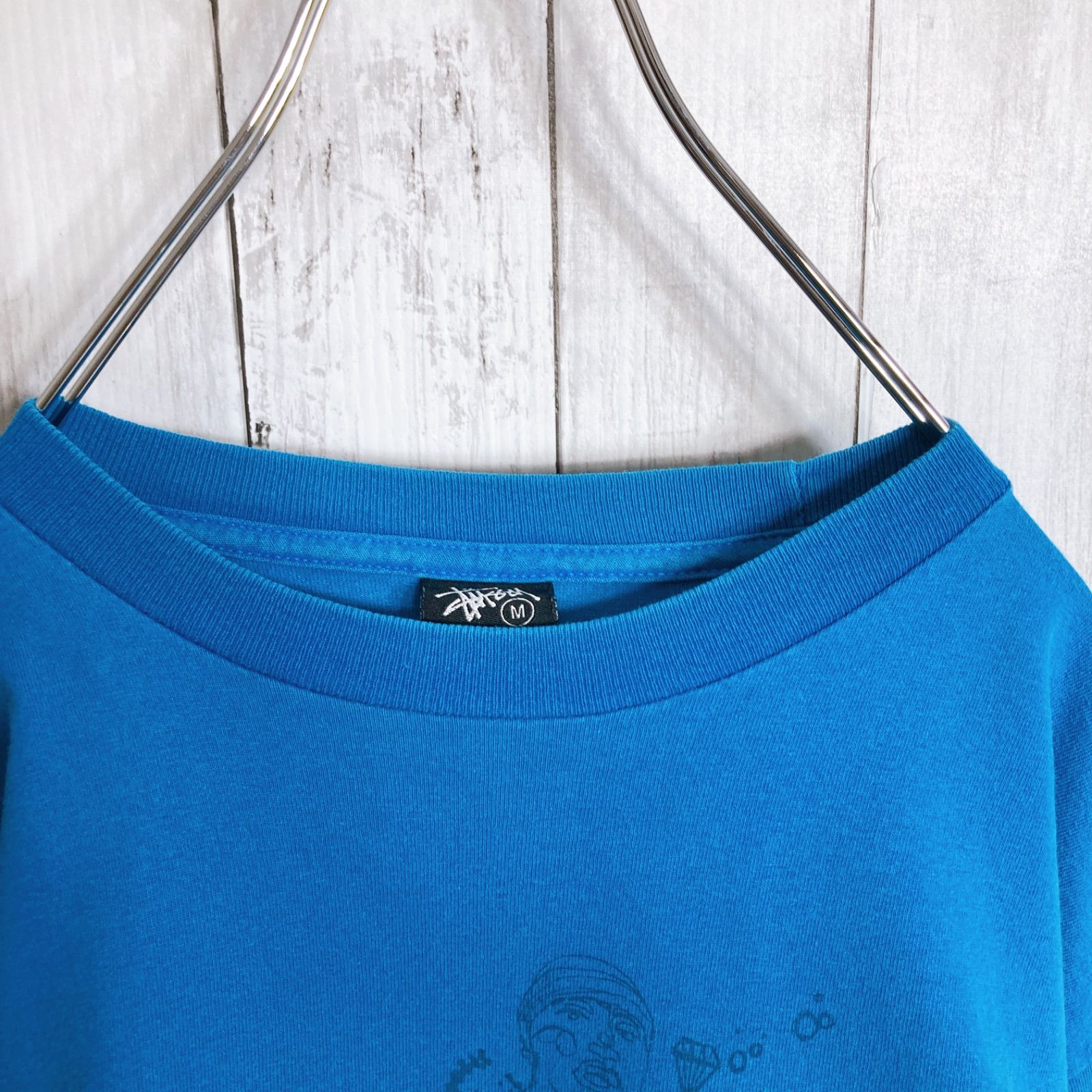 入手困難】00s Vintage 古着 OLD STUSSY ステューシー 水色 半袖T 