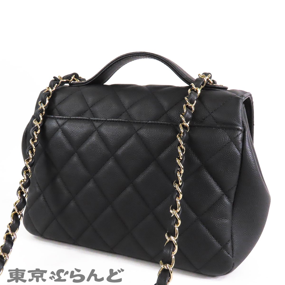 シャネル CHANEL ビジネスアフィニティ A93749 ブラック 黒 ゴールド
