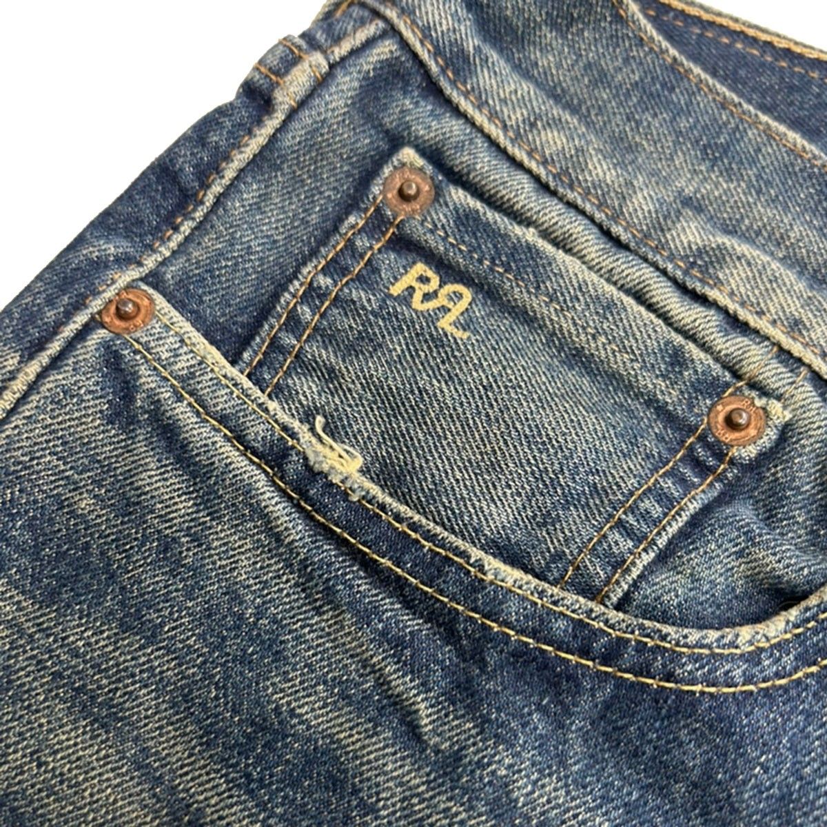 RRL ダブルアールエル スリムフィットデニムパンツ インディゴ 31×30 