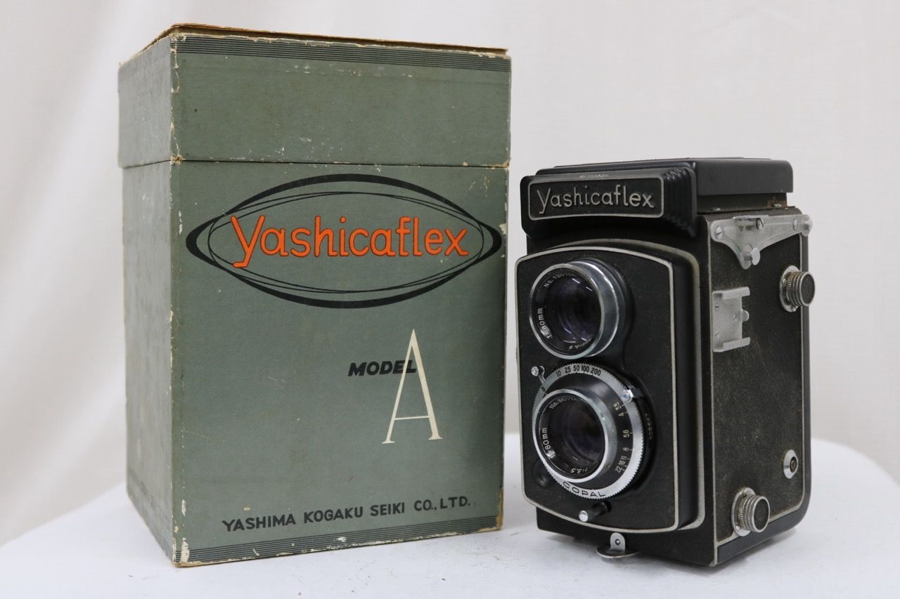 訳あり品】 【元箱付き】ヤシカ Yashicaflex Yashimar 80mm F3.5 二眼