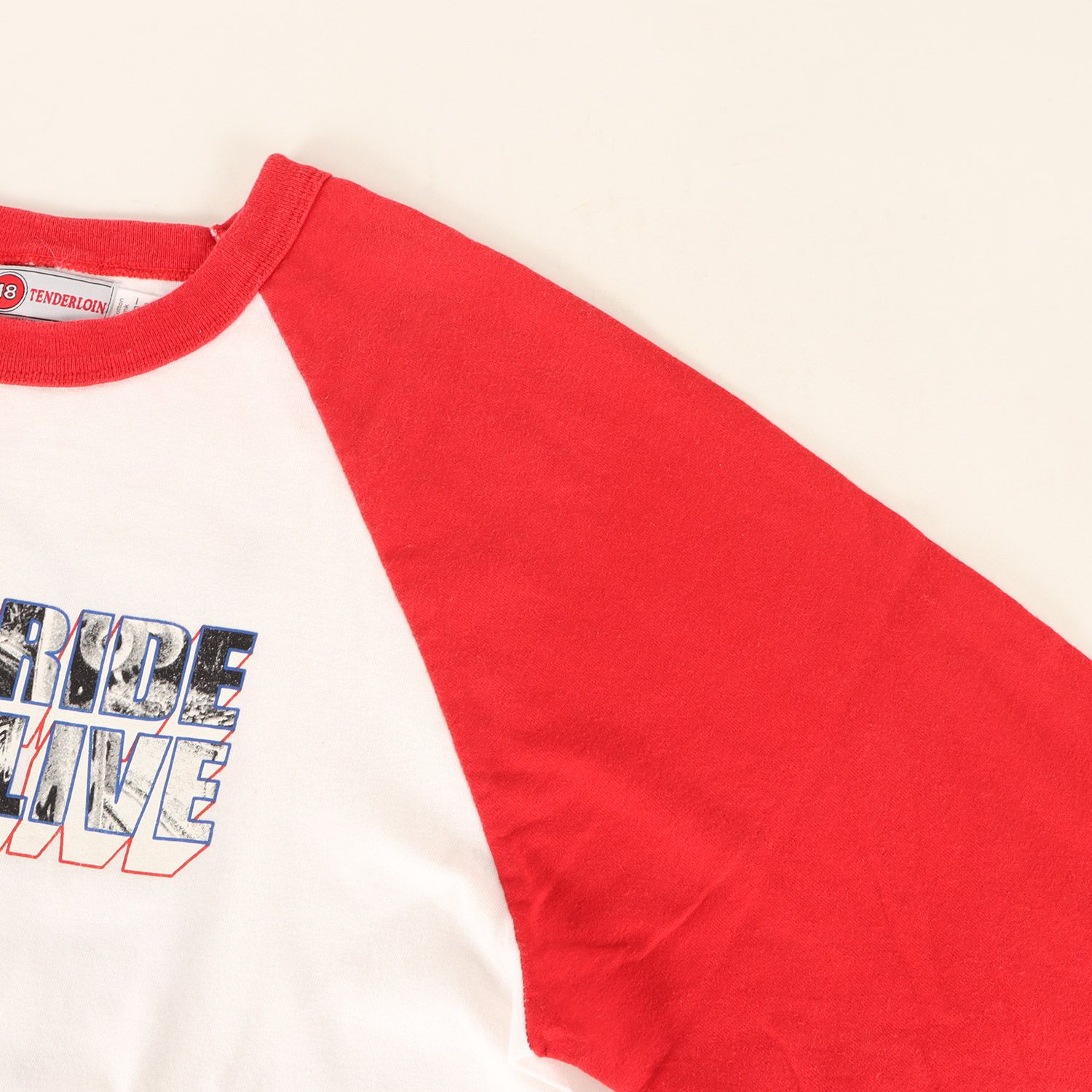 TENDERLOIN テンダーロイン Tシャツ レッド ホワイト サイズ:M | 00s 