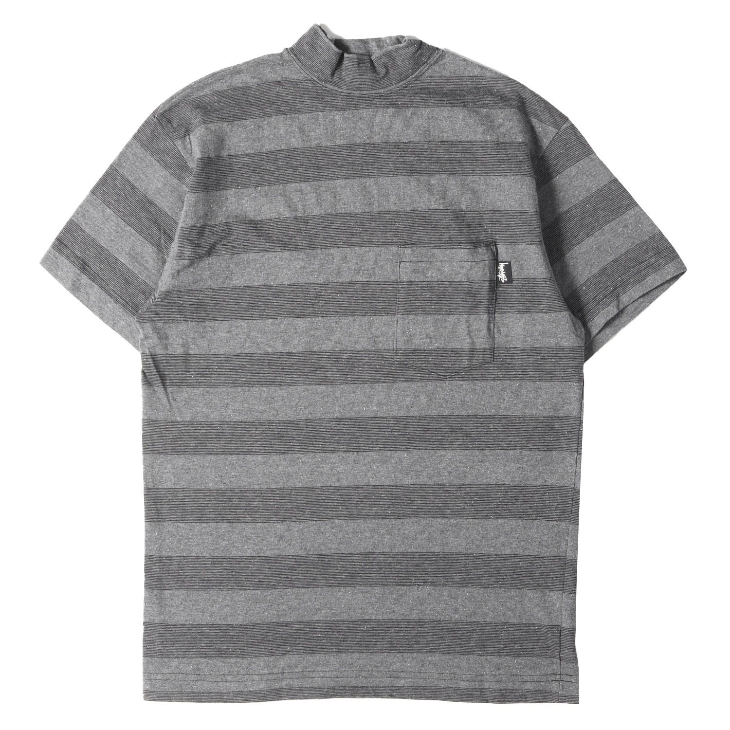 STUSSY ステューシー Tシャツ グレー サイズ:S | 80s OLD STUSSY 黒 