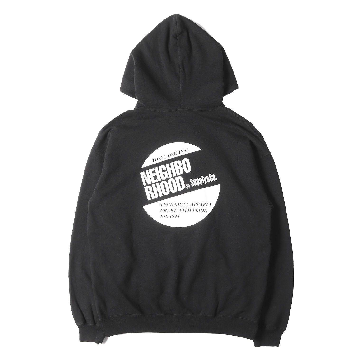 美品】NEIGHBORHOOD ネイバーフッド パーカー ブラック サイズ:L 