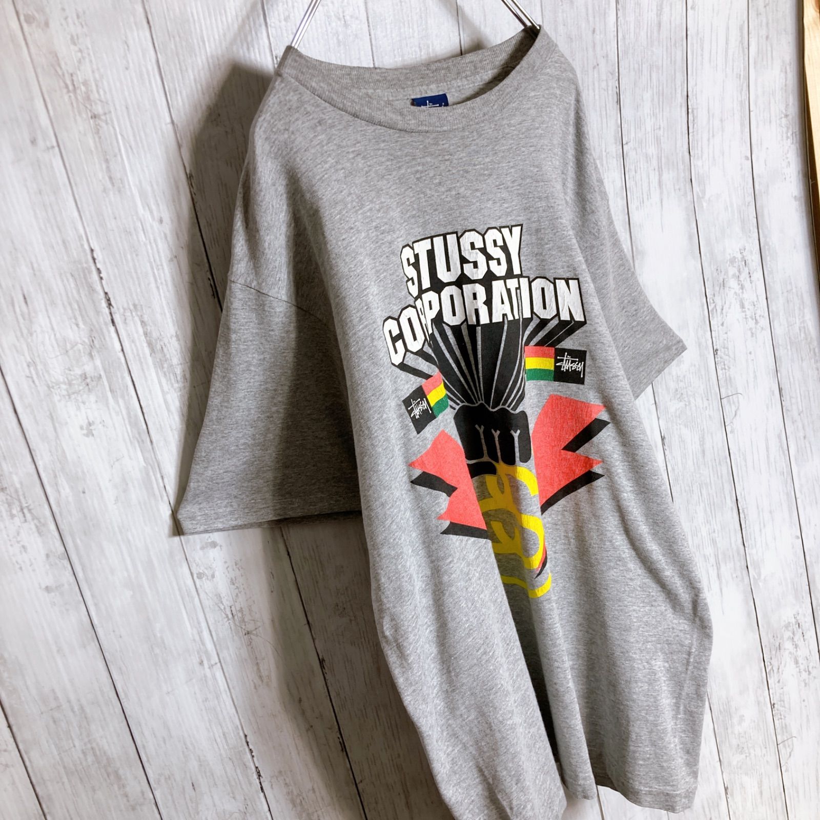 最高モデル】90s 紺タグ Vintage 古着 OLD STUSSY ステューシー グレー 