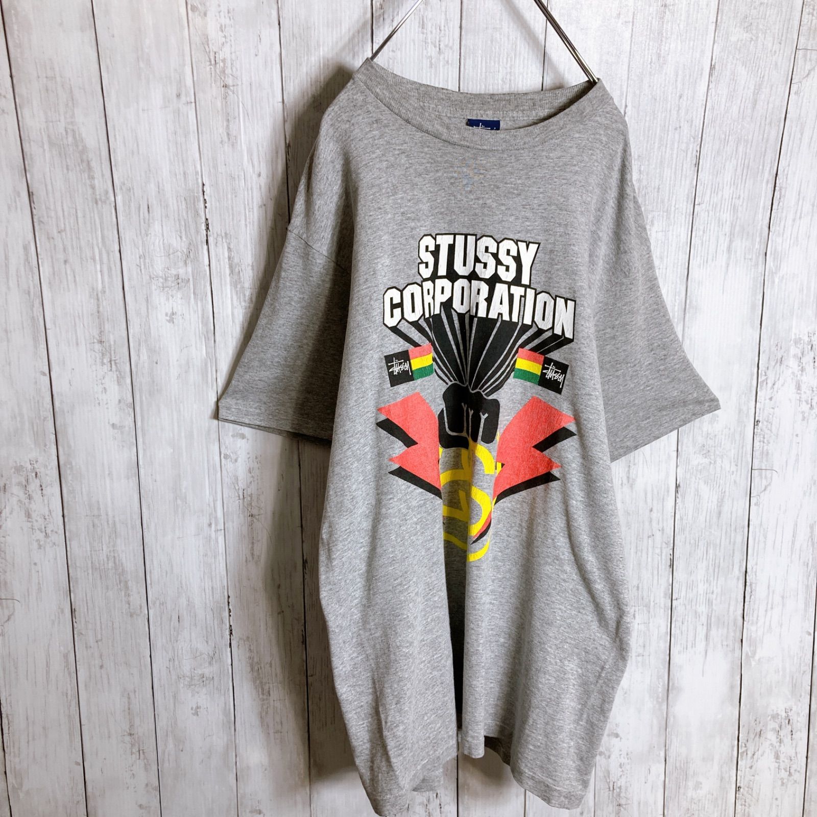 最高モデル】90s 紺タグ Vintage 古着 OLD STUSSY ステューシー グレー