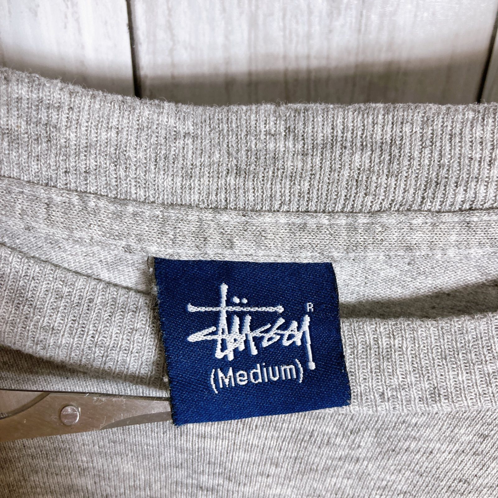 最高モデル】90s 紺タグ Vintage 古着 OLD STUSSY ステューシー グレー