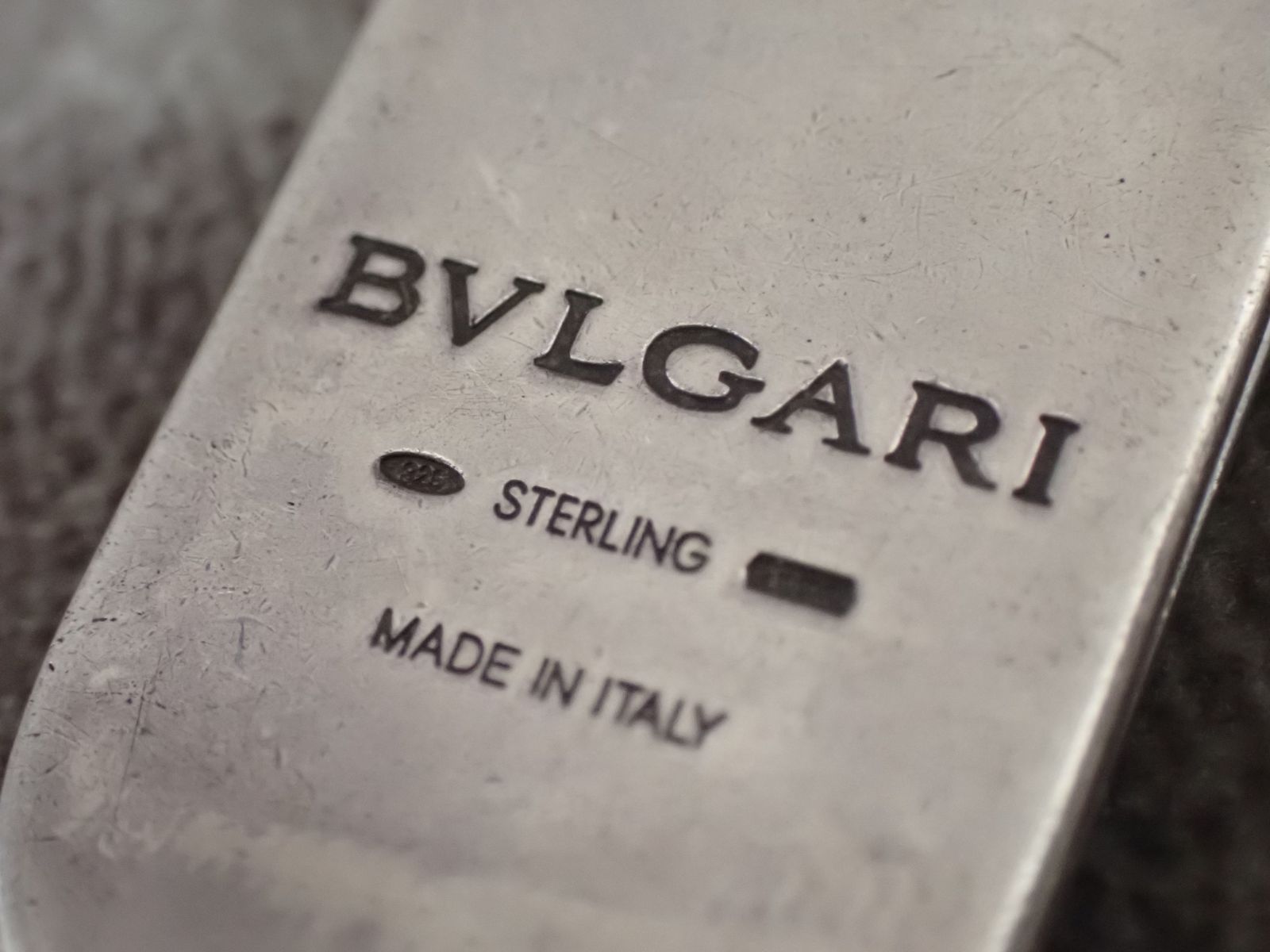 良品】BVLGARI ブルガリ マネークリップ シルバー 刻印あり - メルカリ