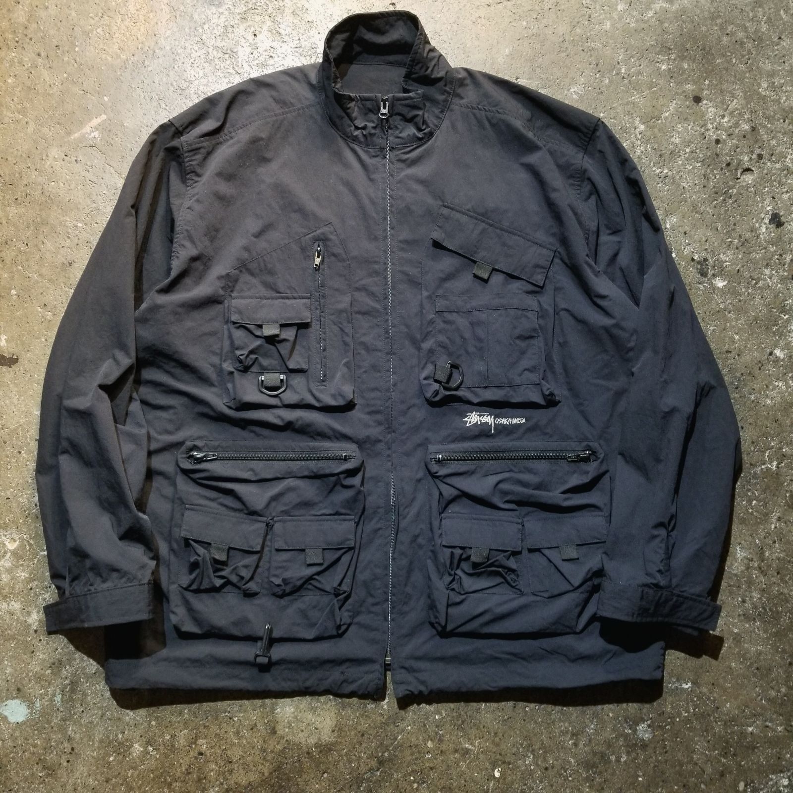 STUSSY 90s 00s 大阪梅田チャプト限定 フィッシングジャケット XL