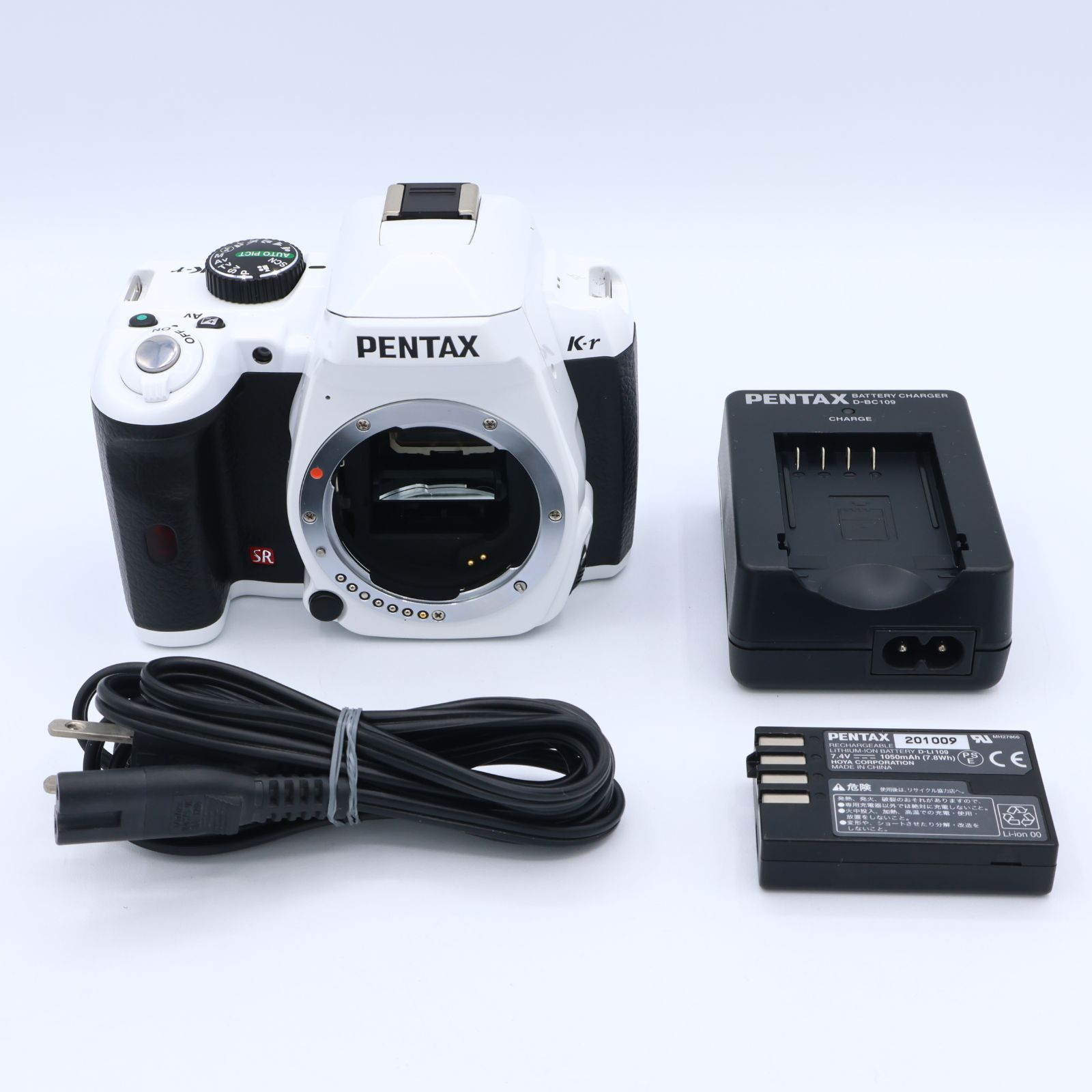 【シャッター回数：1937回】PENTAX ペンタックス デジタル一眼レフカメラ K-r ボディ ホワイト K-rBODY WH #260209_3806798