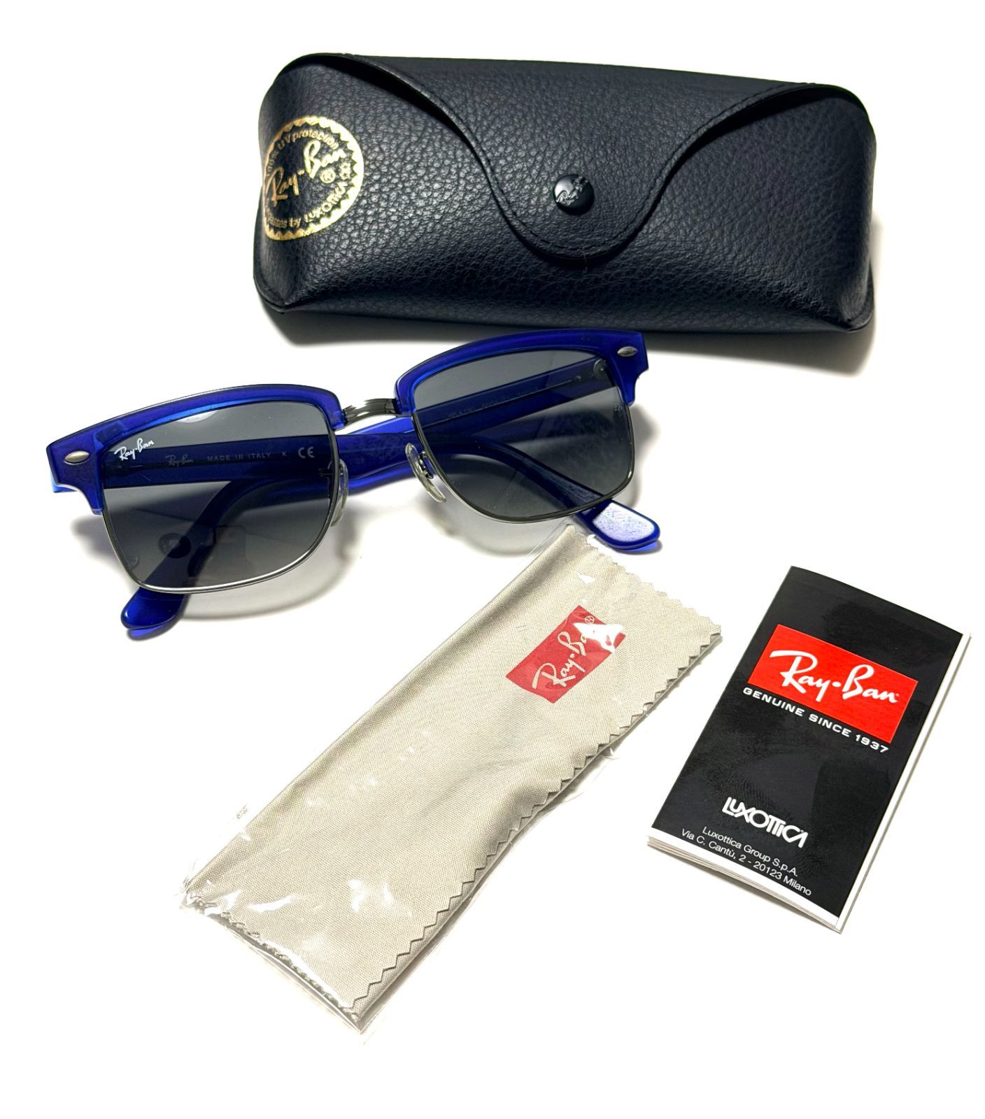 保管品◇正規品RaybanレイバンRB4190 600471 52mm/SquaredClubmaster 