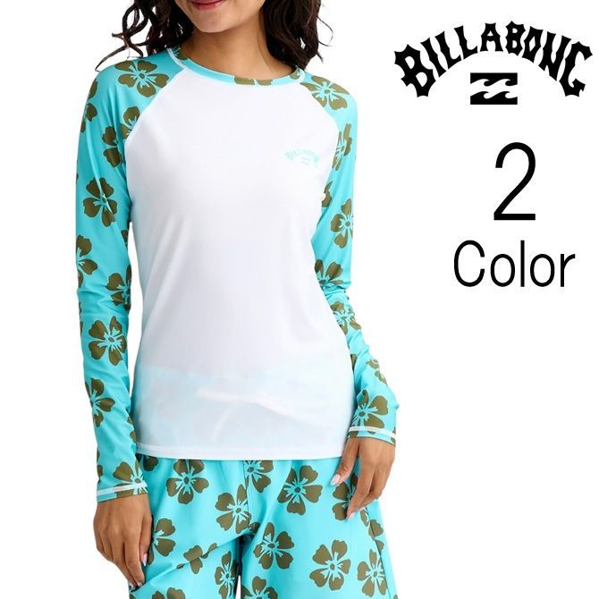 ビラボン Billabong レディース LAST SUMMER RAGLAN LONG SLEEVE RASHGUARD 長袖 ラッシュガード bg013859【クリックポスト】