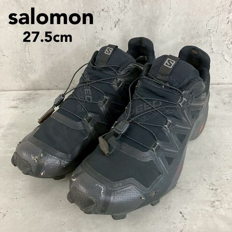 salomon サロモン 27.5cm SPEEDCROSS 5 GTX スピードクロス5 ゴアテックス ブラック トレイルランニングシューズ トレラン スニーカー 防水 登山靴 ハイキング アウトドア 407953 ■■