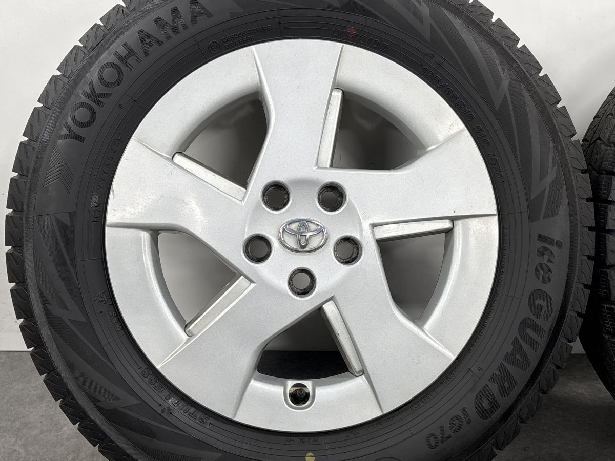 「商談成立」4穴 溝あり 2019年製 トヨタ純正 100系プリウス ヨコハマECOS 165/65R15 4本 プリウス純正アルミ195/65R15YOKOHAMA溝ありpcd100 5穴 - メルカリ
