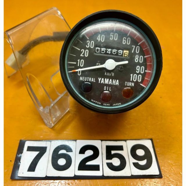 76259 中古 YAMAHA ヤマハ スピードメーター 5469km 100kmメーター GT80 MR80 GR80