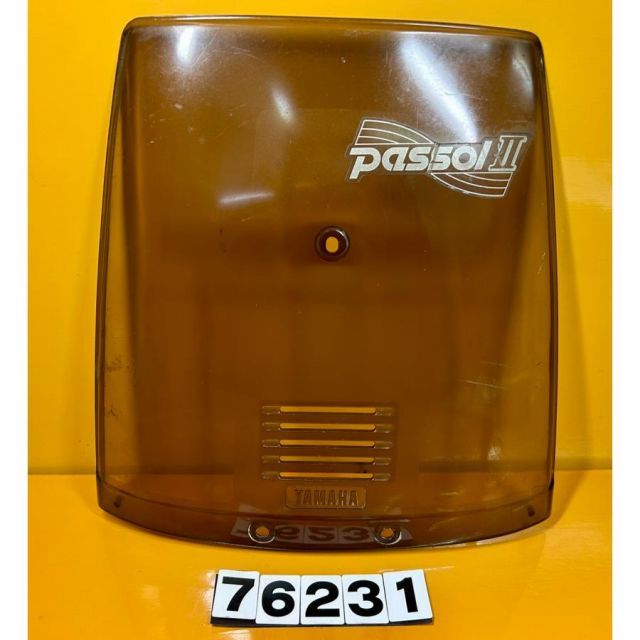 76231 中古 YAMAHA ヤマハ パッソル2 2E9フロントカウル アッパーカウル クリア