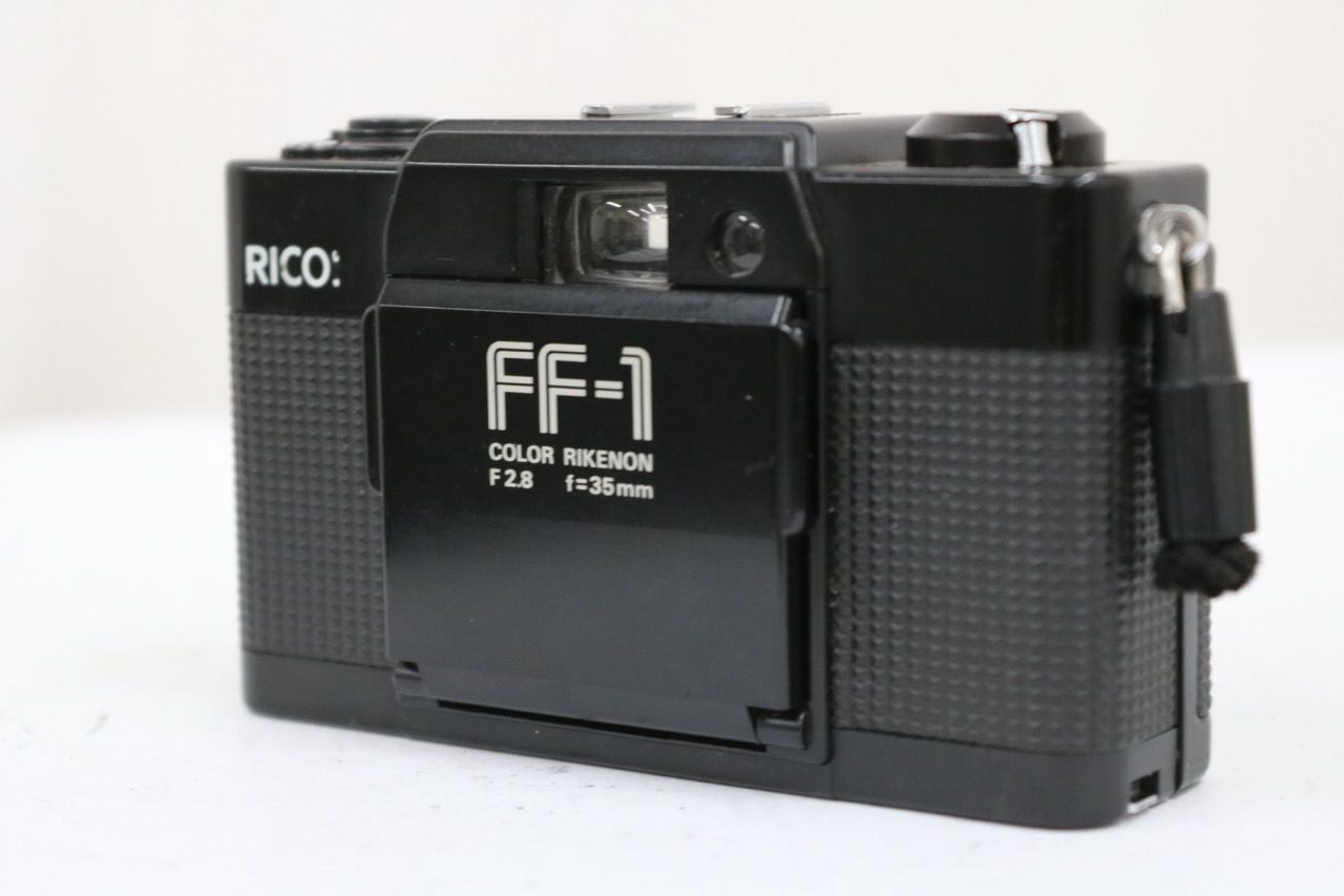 [Return Guarantee] Ricoh Ricoh FF-1 Black COLOR RIKENON 35mm F2.8 Compact Camera e10281
